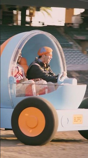 ZOMBIE MONSTER TRUCK RACE! | #blippi #shorts #learning | Educational Blippi Videos for Kids