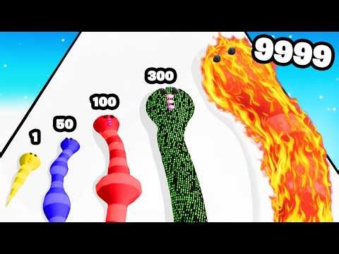 Worm Race Boss Fight MAX LEVEL WORM!