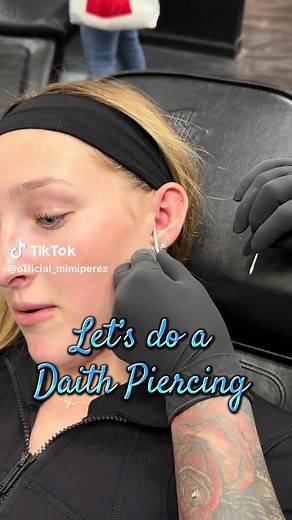 Aubrey's Stunning Daith Piercing Experience