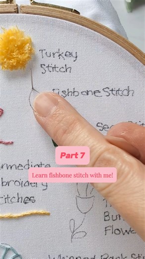 110K views · 1.6K reactions | Fishbone stitch is a lovely way to fill...