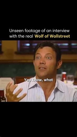 Jordan Belfort calls himself a capital criminal