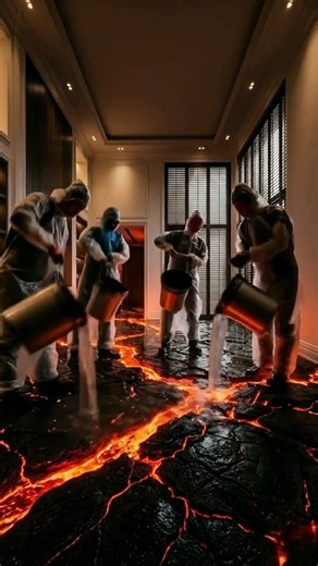 POV: Your living room floor was made of lava… until this insane restoration 😍🔥