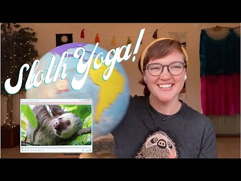 Sloth Yoga! 🦥 15 Minute Calming Kids Yoga Video ⭐️ Brave One Yoga for SEL