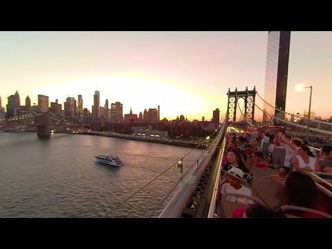 Viator Originals 360° | Open-Air Bus Tour of New York City at Night