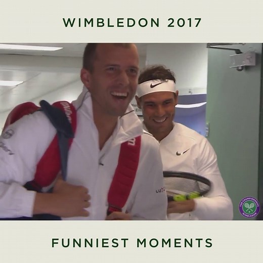 6.6M views · 2.1K reactions | Bumped heads, troublesome ponchos and a man in a skirt... Let's relive the funniest moments from #Wimbledon 2017  | Wimbledon | Facebook