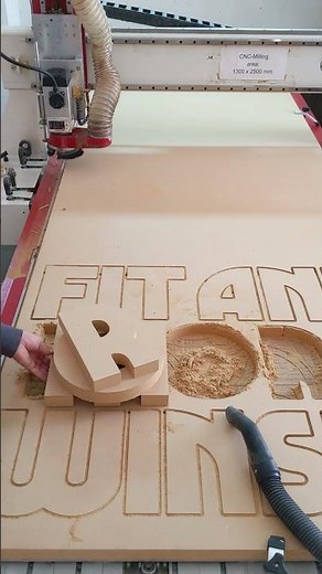 Cutting out shapes on the cnc router without using tabs