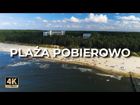 Plaża Pobierowo | Plaża w Pobierowie z drona | Lato | LECE W MIASTO™ [4k]