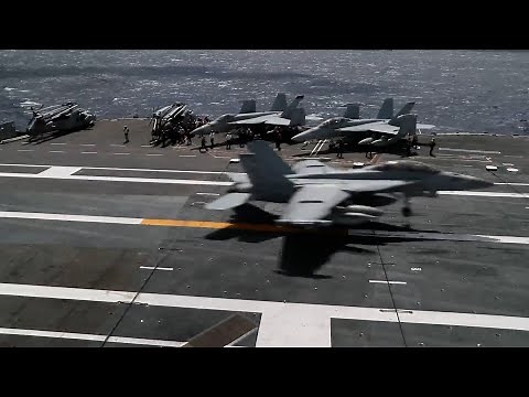 Flight Ops Aboard USS Gerald R. Ford