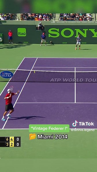 Federer's Phenomenal Backhand: Miami Open 2014