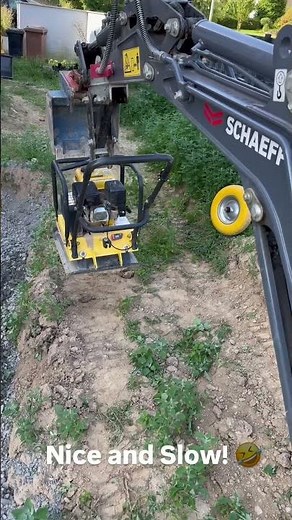 Putting my Compactor in Place nice and Slow