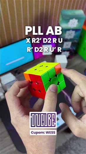 Advanced PLL AB (Permutation Last Layer) tutorial #rubikscube PLLAB #rubikscube #cfop