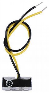 Mini Rectangular LED Boat Accent Light - 45 Degree - Waterproof - 120 Lumens - Amber - Clear Lens Te