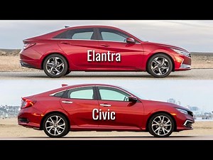 2021 Hyundai Elantra vs Honda Civic Sedan