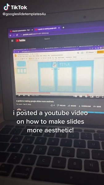 google slide templates on TikTok