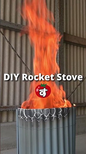 Easy DIY 5-Gallon Bucket Rocket Stove | High-Efficiency Burn with Secondary Combustion & Diffuser