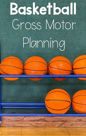 Basketball Themed Gross Motor and Fine Motor Ideas