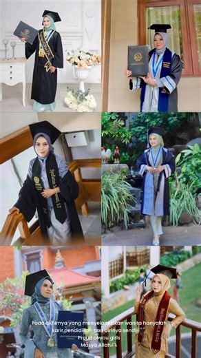 3.8K views · 54 reactions | Pada akhirnya yang menyelamatkan wanita hanyalah karir,pendidikan dan dirinya sendiri Proud of you girls Masya Allah﫶 #graduation #enamgirlsdone @sorotan | Wacana | Facebook