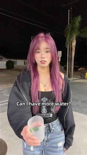can I have some more water please? #shulunc #shorts