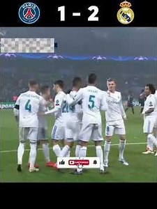 Second leg PSG vs Real madrid #shorts #football #cristianoronaldo