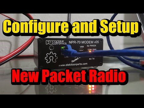 Configure the New Packet Radio NPR-70 - With Demo