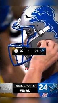 Steelers vs Lions ending 😳🔥 #nfl #viral