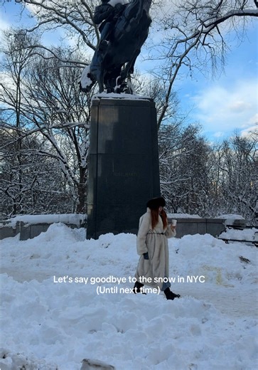 NYC defrosting mode on #nyc #springiscoming