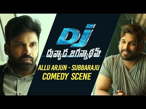 DJ Duvvada Jagannadham Scenes - Allu Arjun Comedy With Subbaraju Scene | DJ Comedy Scenes