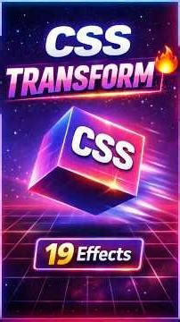 CSS Transform Masterclass | 19 Transform Functions Explained with Live Demos