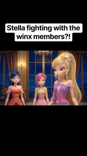 She was fighting with the girls?! #stella #wow