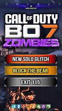 NEW Exit 115 Glitch In BO7 Zombies! (Updated)