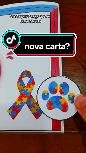 Eu gostei muito da versão autista, ainda tenho á original para aqueles que se sentem em falar que são autistas, eu entrego a cartinha nova. 🐕 #cachorro #fyp #paperdogs #hollypaperdog #vendas #cachorrinhodepapel #paperdog #autismo
