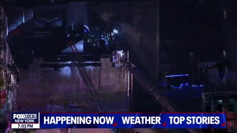 Four-alarm fire tears through East Harlem beer garden
