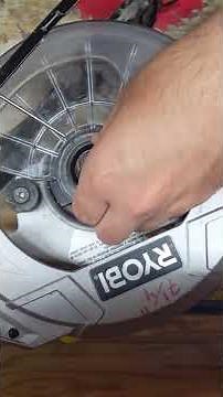 How to Replace Ryobi Circular Saw Lower Blade Guard