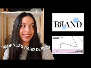 How To Design A Business Card!