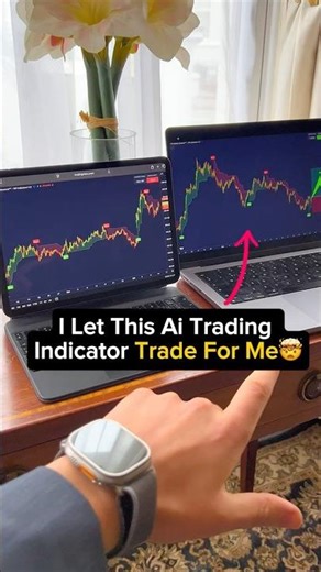 I Let This Ai Trading Indicator Trade For Me 🤯 #trading #daytrading #tradingview #forex