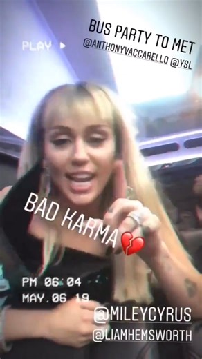 Miley Cyrus Bad Karma Music Video