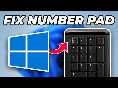 How to Fix Number Pad Not Working in Windows 11 (Easy Fix)