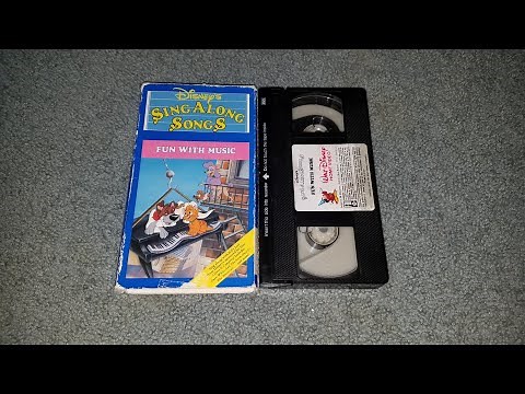 Opening/Closing to Disney's Sing Along Songs: Fun With Music 1989 VHS