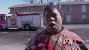 8.4K views · 125 reactions | Woman Escapes Apartment Fire, Gives Epic...