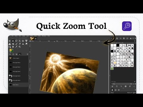How to Zoom in GIMP (Easy Area Focus)