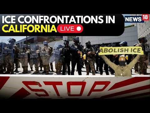 ICE Confrontations LIVE: California Erupts as 1,500% Arrest Surge Hits | "ICE Out of LA" | US | N18G