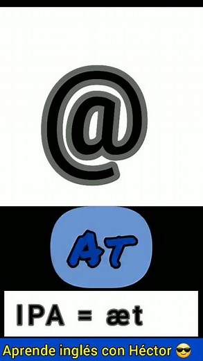 ¿Cómo decir arroba en inglés?