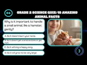 Grade 2 Science Quiz: 10 Amazing Animal Facts