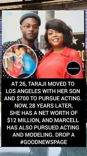 Taraji moved to LA with son with on $700 to pursue acting and now she has $12M net worth #shortnews