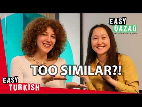 Can Turks and Kazakhs Understand Each Other? w/ ‪@easyqazaqvideos‬ 💚 | Super Easy Turkish 110