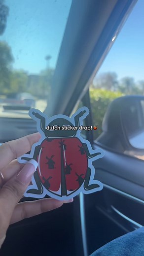 Dutch Sticker Drop! Rare Ladybug Sticker Available