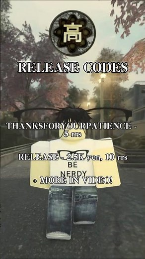 RINTAMA HIGH SCHOOL ALL CODES 🙏 #rintamahighschool #rintamacodes #rintama #roblox #fyp #viral