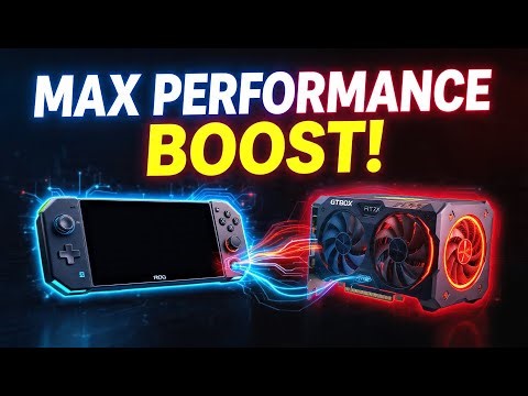How to use Ally X with GTBOX eGPU 3080 Ti FE for maximum performance