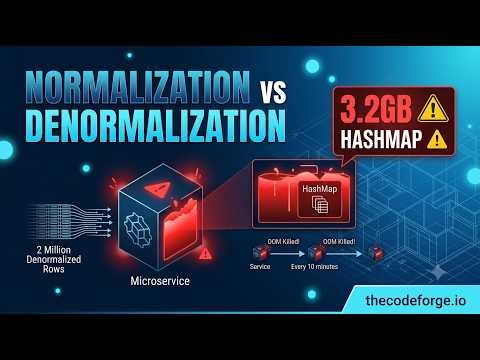 Loading 2M Denormalized Rows Into Memory OOM-Killed the Service — Normalization vs Denormalization
