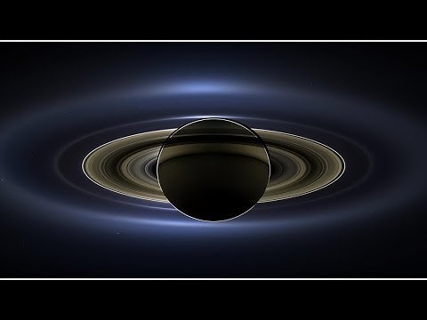 Natural-Color Image Shows Saturn With Moons, Rings